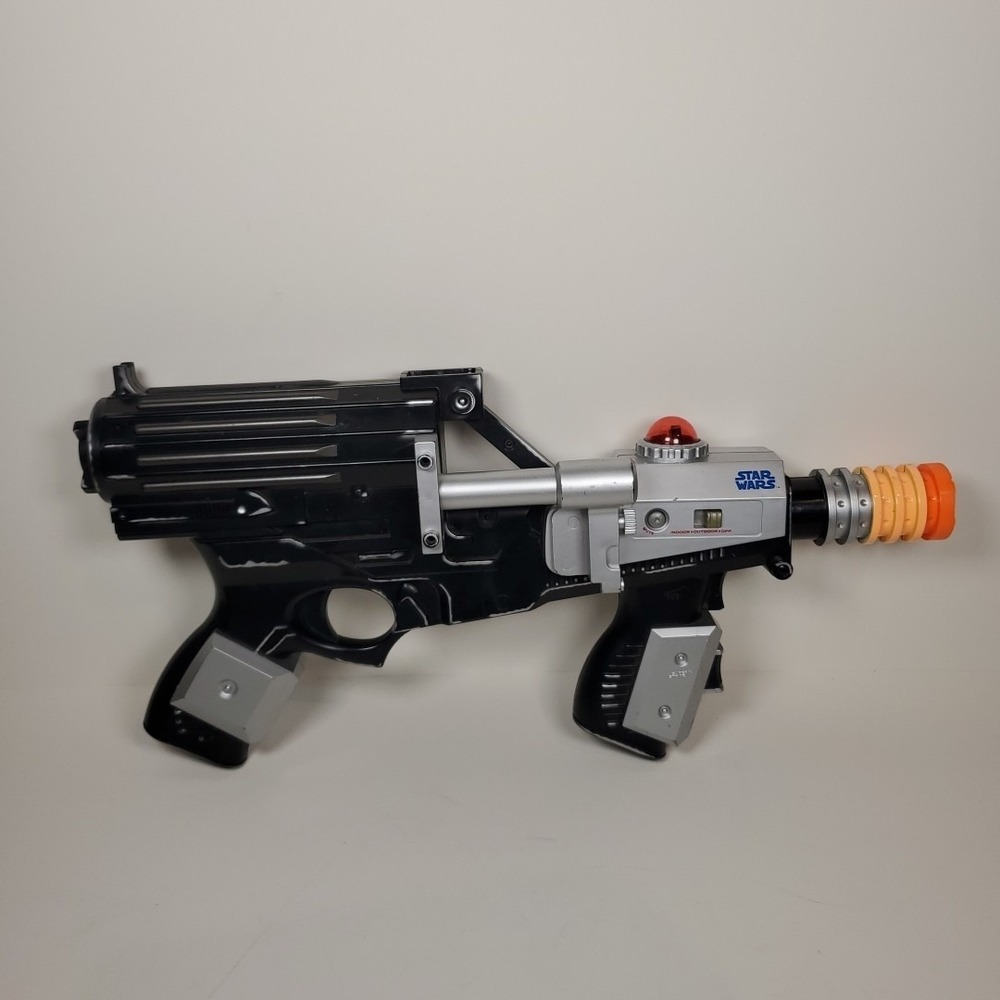 Star Wars 1999 Tiger Naboo Security Force Assault BX68 Missing Scope NOT WORKING